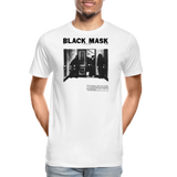 Black Mask Organic T-Shirt - white
