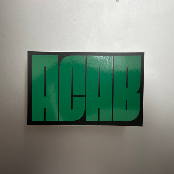 Four “ACAB” stickers