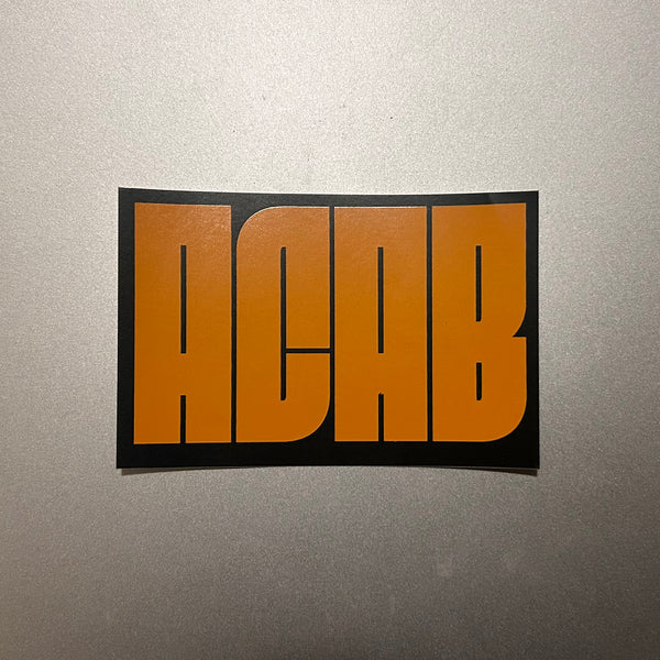 Four “ACAB” stickers