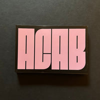 Four “ACAB” stickers