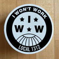 Four IWW stickers
